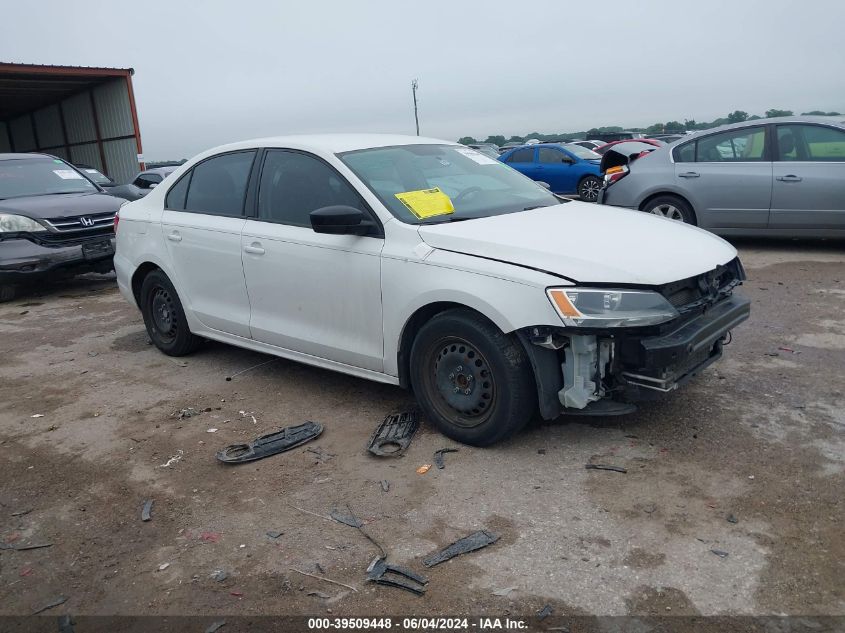 2013 VOLKSWAGEN JETTA 2.0L S