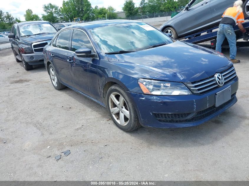 2013 VOLKSWAGEN PASSAT 2.5L SE