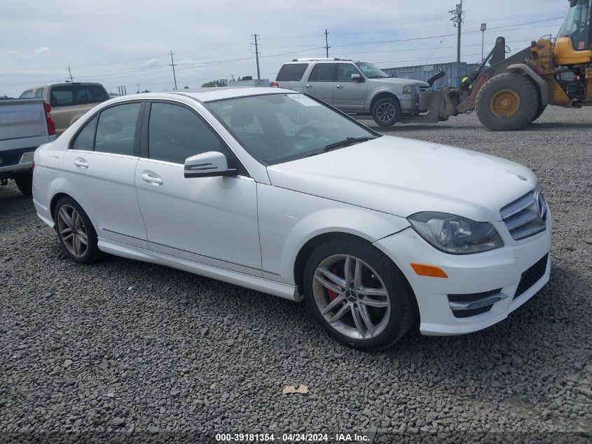 2013 MERCEDES-BENZ C 300 LUXURY 4MATIC/SPORT 4MATIC