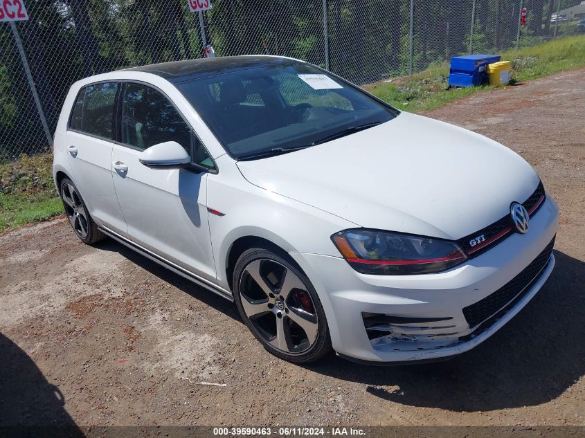 2015 VOLKSWAGEN GOLF GTI 2.0T AUTOBAHN 4-DOOR