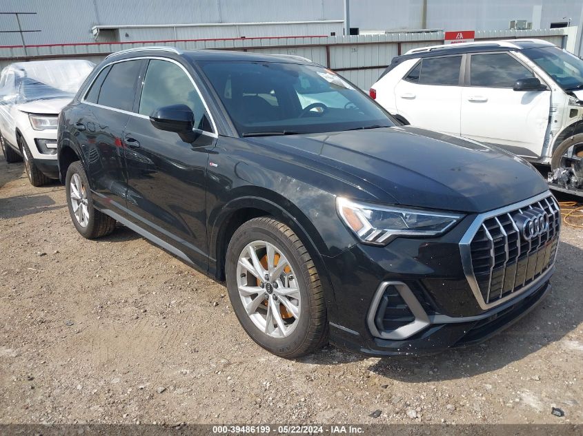 2023 AUDI Q3 PREMIUM 45 TFSI S LINE QUATTRO TIPTRONIC