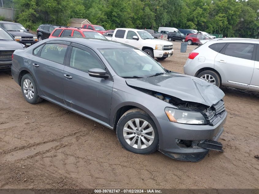 2013 VOLKSWAGEN PASSAT 2.5L WOLFSBURG EDITION