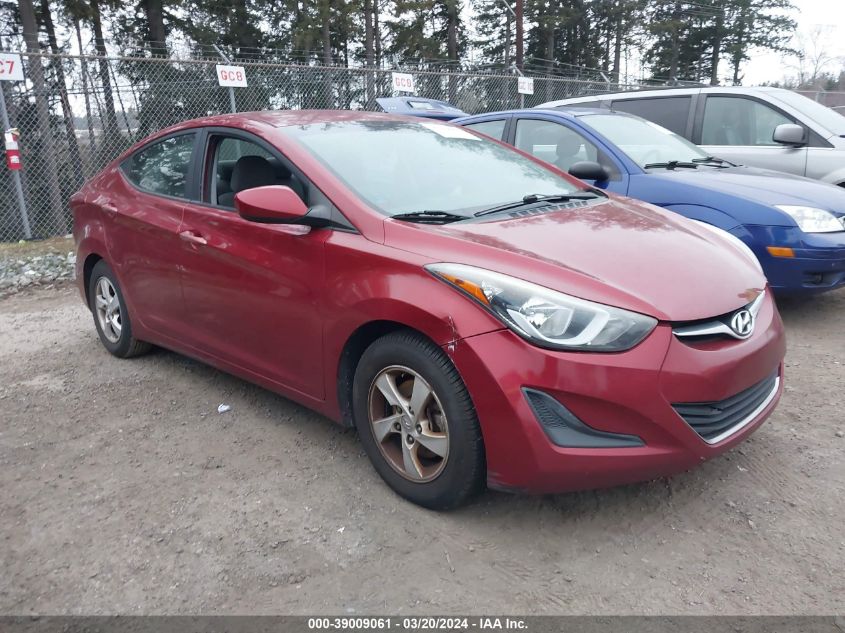 2014 HYUNDAI ELANTRA SE/SPORT/LIMITED