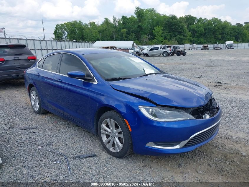 2016 CHRYSLER 200 LIMITED