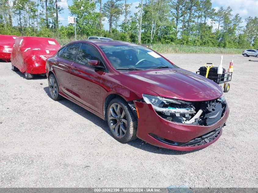 2015 CHRYSLER 200 S