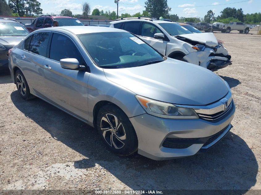 2016 HONDA ACCORD LX