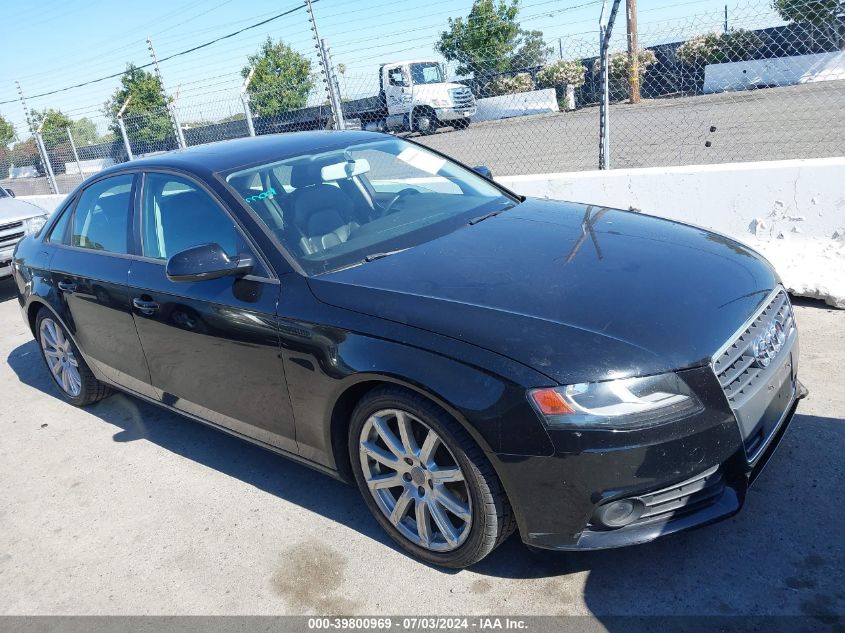 2010 AUDI A4 2.0T PREMIUM