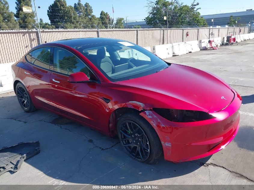 2024 TESLA MODEL 3