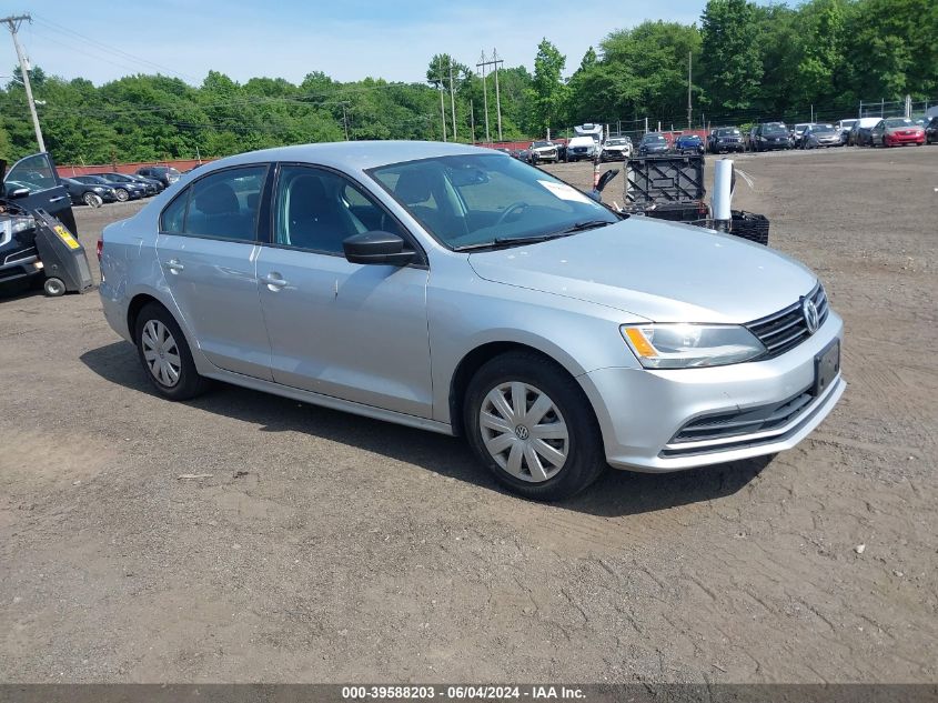 2015 VOLKSWAGEN JETTA 2.0L S