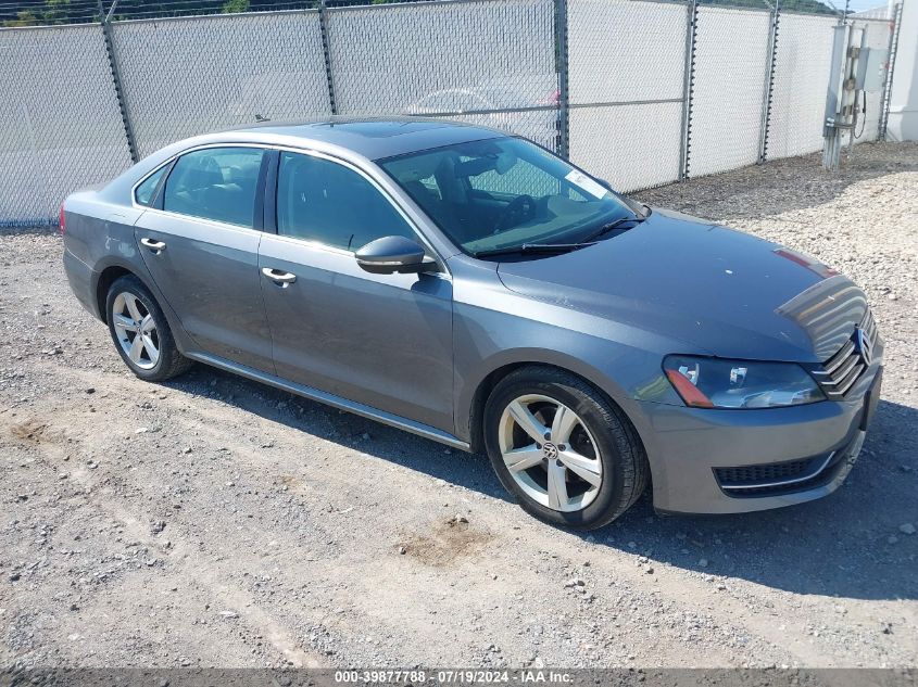 2012 VOLKSWAGEN PASSAT 2.5L SE