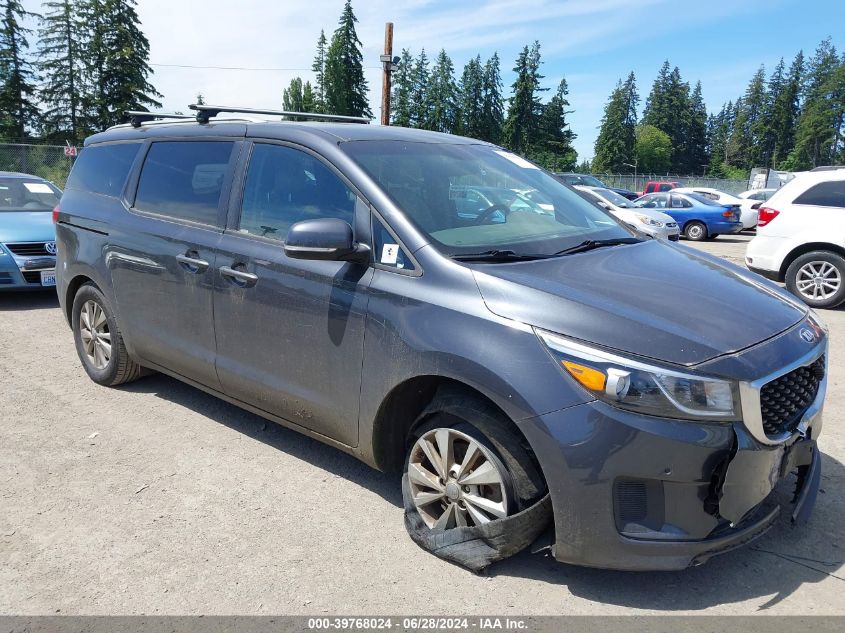 2017 KIA SEDONA LX