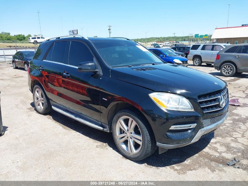 2012 MERCEDES-BENZ ML 350 4MATIC