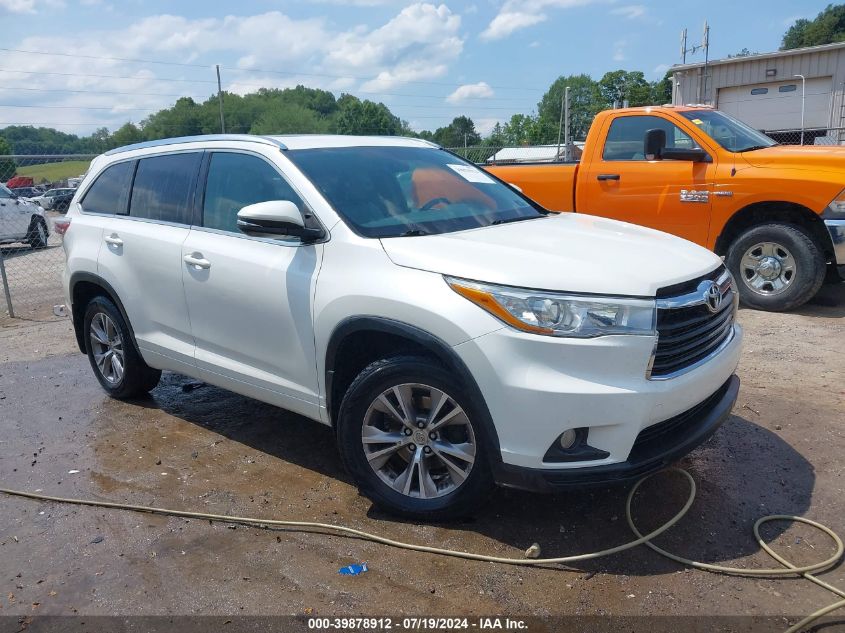 2015 TOYOTA HIGHLANDER XLE V6