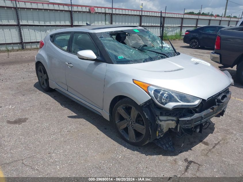 2014 HYUNDAI VELOSTER TURBO W/BLUE