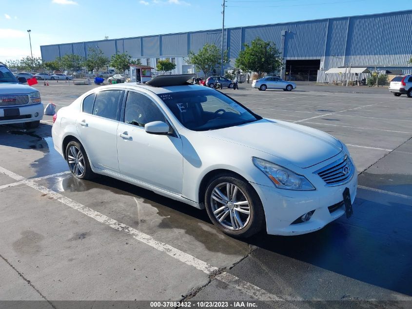 2012 INFINITI G37 JOURNEY