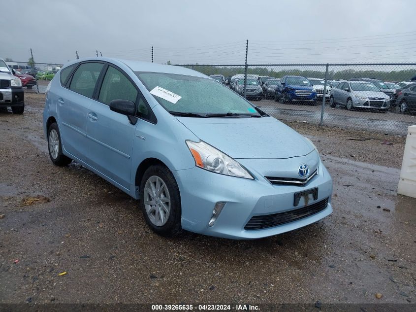 2013 TOYOTA PRIUS V THREE