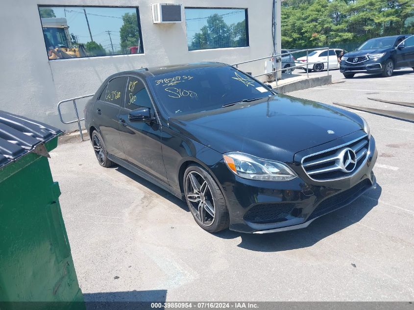 2014 MERCEDES-BENZ E 550 4MATIC