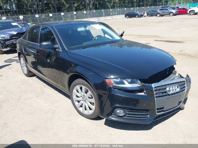 2012 AUDI A4 2.0T PREMIUM