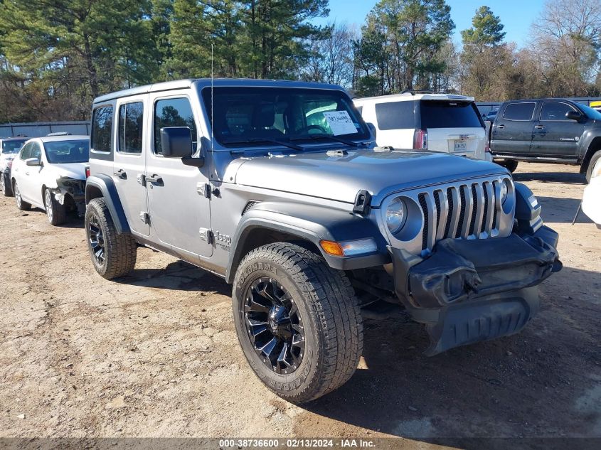 2019 JEEP WRANGLER UNLIMITED SPORT S 4X4