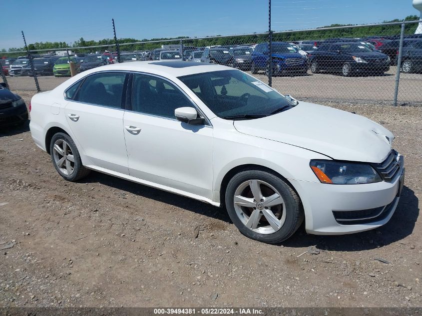 2013 VOLKSWAGEN PASSAT 2.0L TDI SE