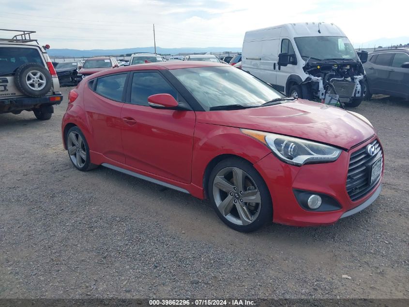 2014 HYUNDAI VELOSTER TURBO W/BLACK