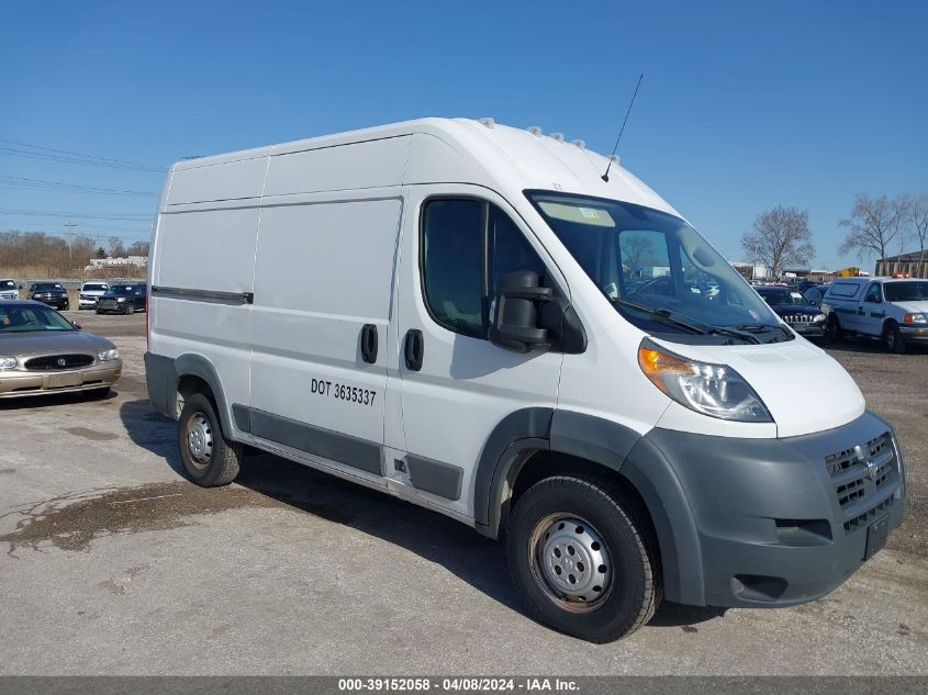 2018 RAM PROMASTER 2500 HIGH ROOF 136 WB