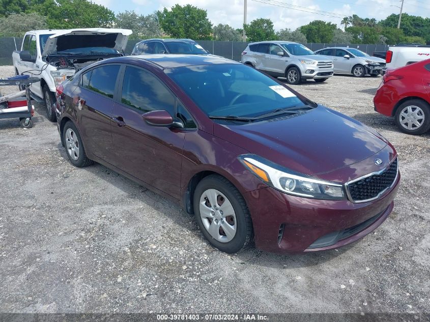 2017 KIA FORTE LX