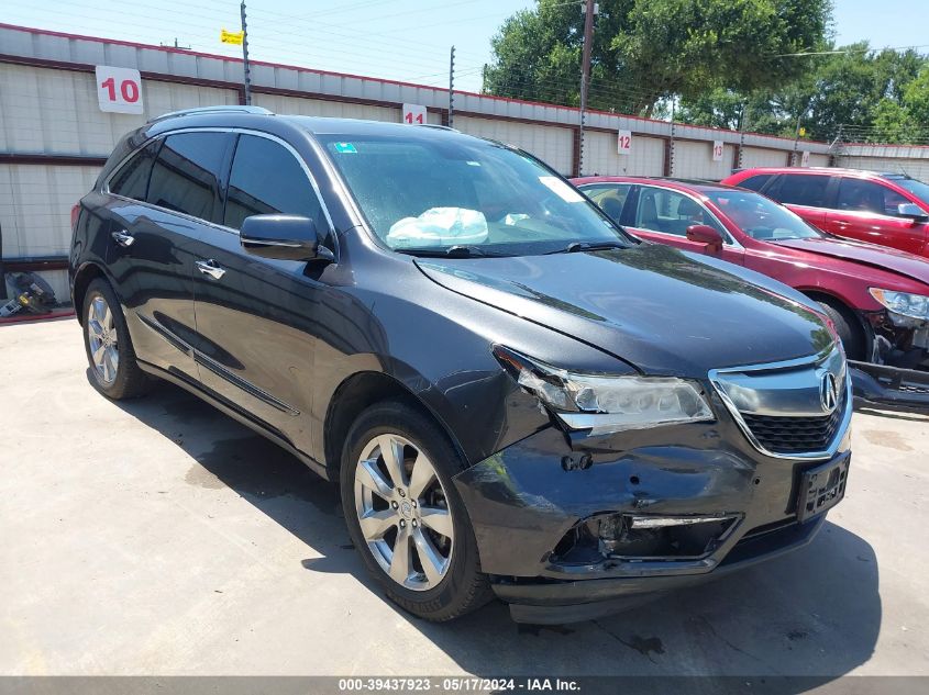 2015 ACURA MDX ADVANCE PKG W/ENTERTAINMENT PKG