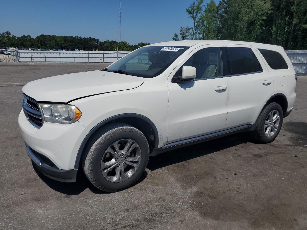 2012 DODGE DURANGO SXT