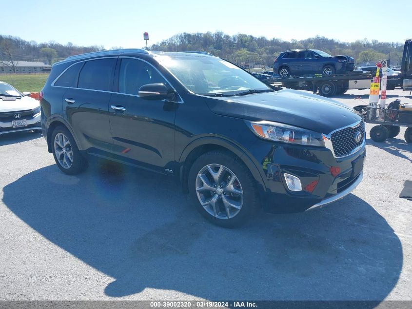 2016 KIA SORENTO 3.3L SX