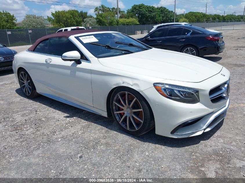 2017 MERCEDES-BENZ AMG S 63 4MATIC