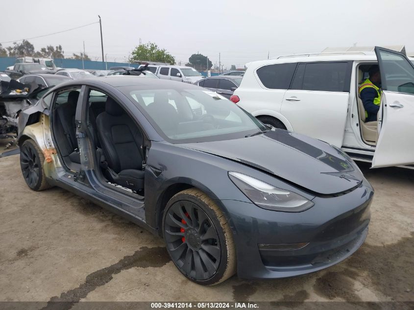 2022 TESLA MODEL 3 PERFORMANCE DUAL MOTOR ALL-WHEEL DRIVE