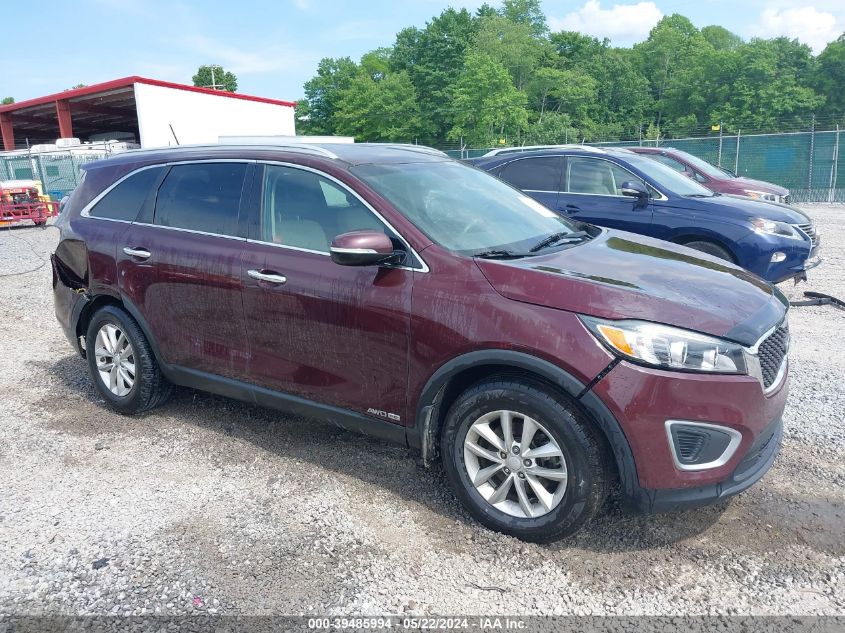 2016 KIA SORENTO 3.3L LX