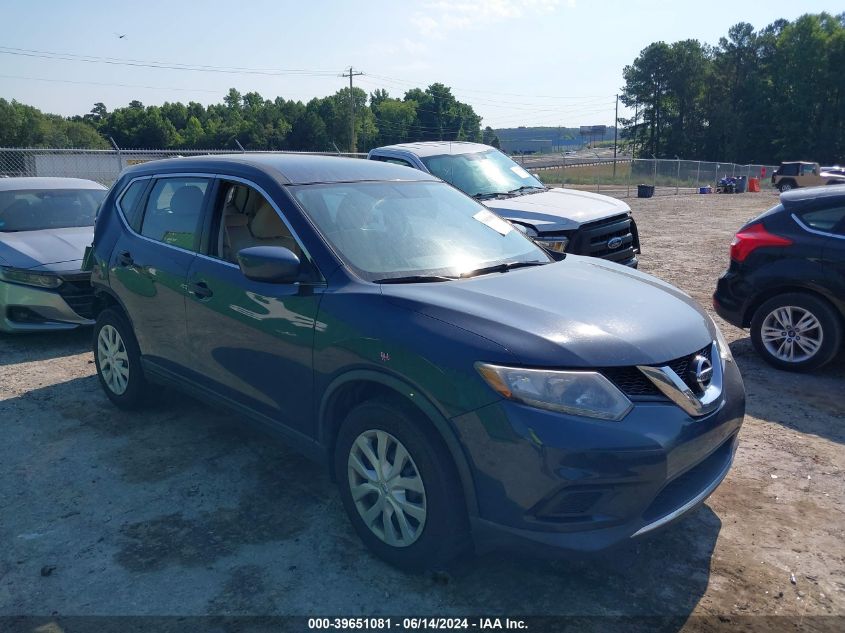 2016 NISSAN ROGUE S