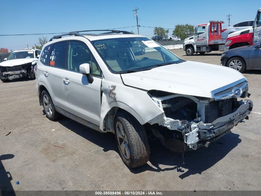 2016 SUBARU FORESTER 2.5I LIMITED