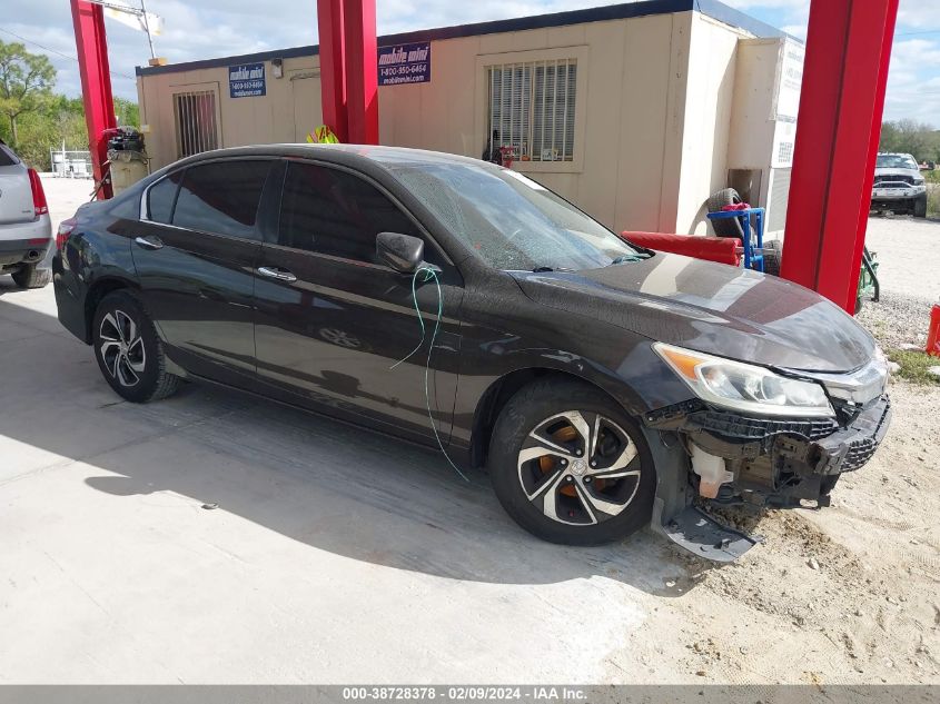 2016 HONDA ACCORD LX