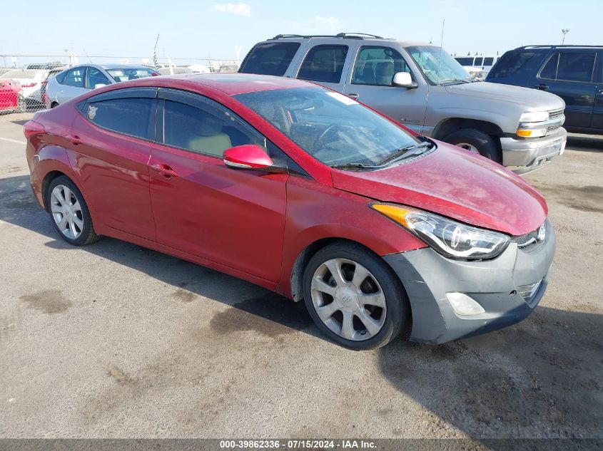 2011 HYUNDAI ELANTRA LTD PZEV