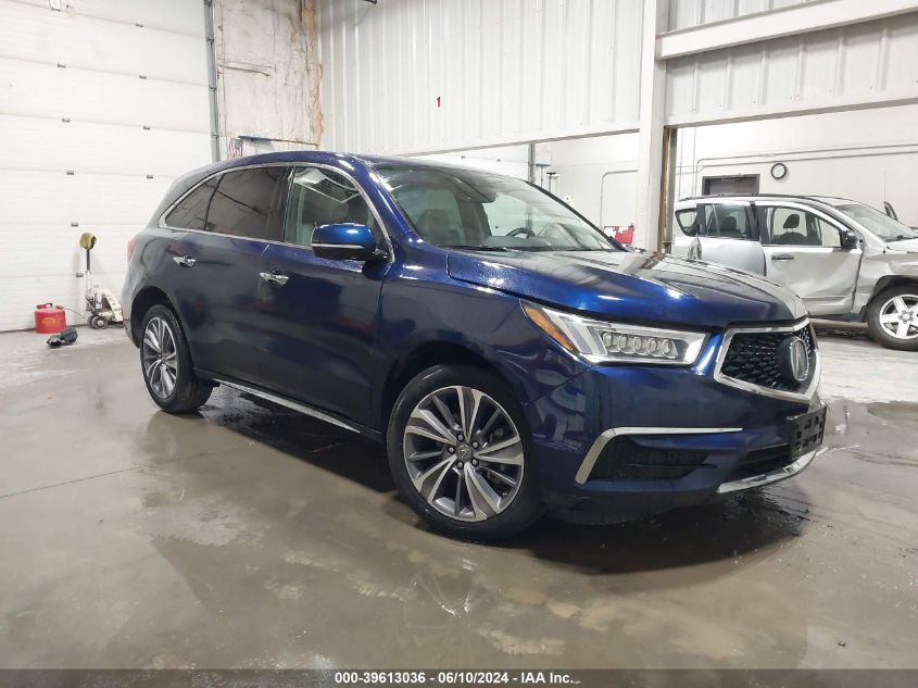 2018 ACURA MDX TECHNOLOGY PACKAGE   ACURAWATCH PLUS PKG