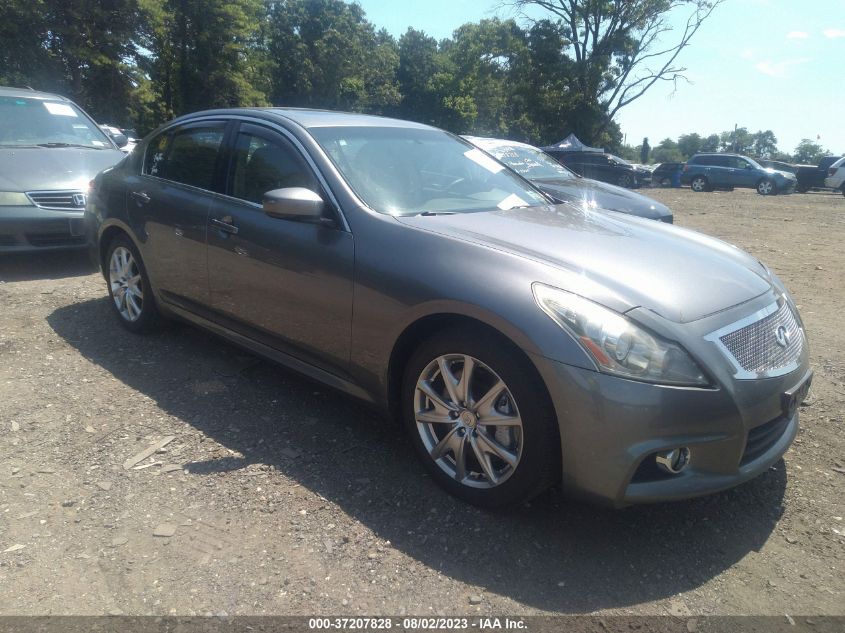 2012 INFINITI G37X