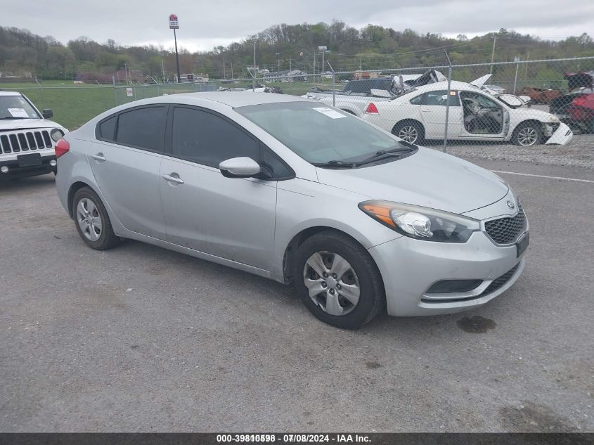 2016 KIA FORTE LX