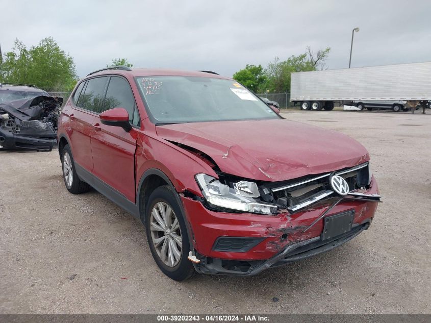 2019 VOLKSWAGEN TIGUAN 2.0T S