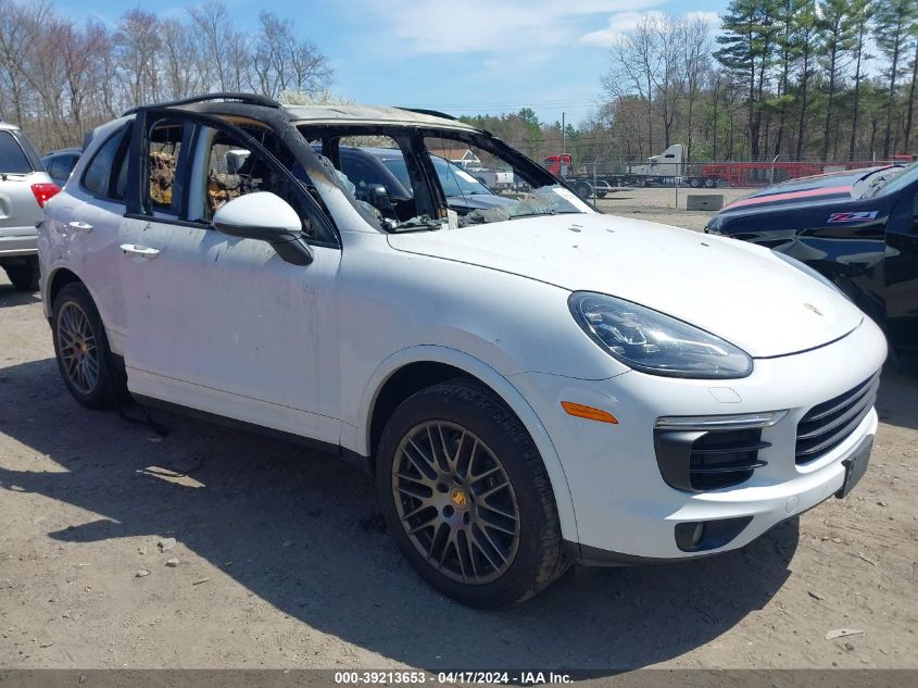 2018 PORSCHE CAYENNE PLATINUM EDITION