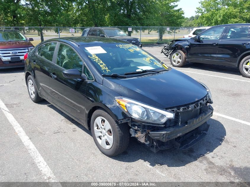 2016 KIA FORTE LX