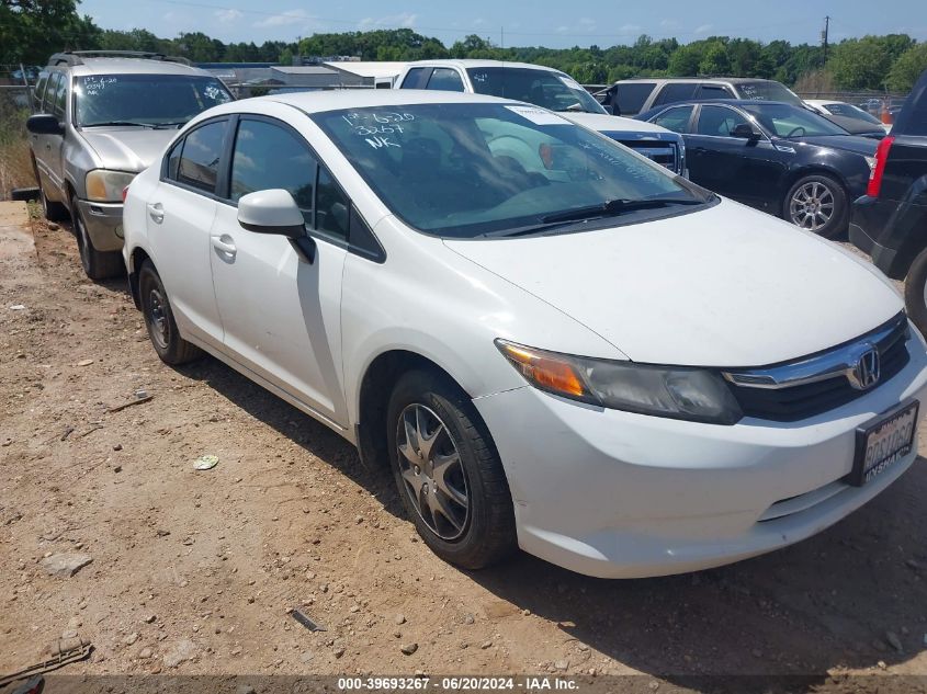 2012 HONDA CIVIC LX