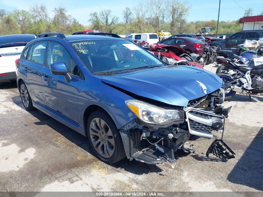 2014 SUBARU IMPREZA 2.0I SPORT PREMIUM