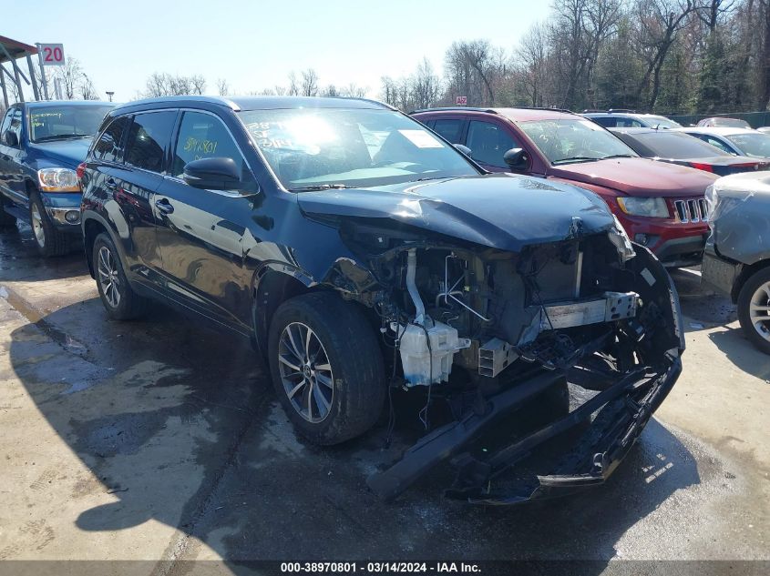 2018 TOYOTA HIGHLANDER XLE