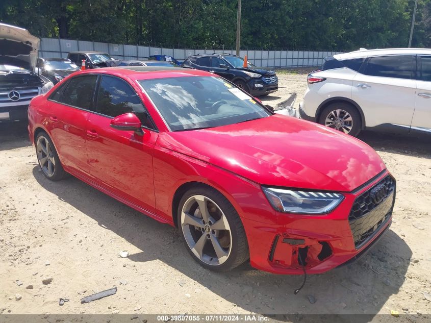 2021 AUDI A4 PREMIUM PLUS 45 TFSI S LINE QUATTRO S TRONIC