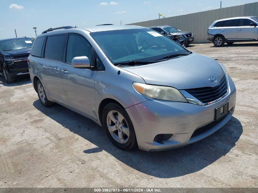 2013 TOYOTA SIENNA LE V6 8 PASSENGER