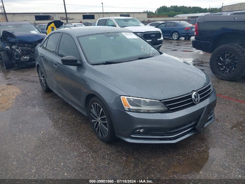 2016 VOLKSWAGEN JETTA 1.8T SPORT