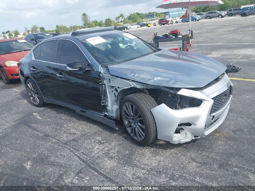 2018 INFINITI Q50 3.0T RED SPORT 400